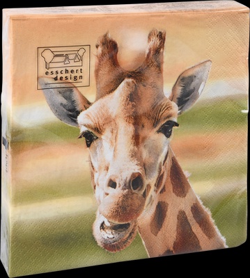 Servilletas de Papel Jirafa 33x33cm